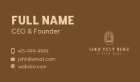 French Press Coffee Business Card Image Preview