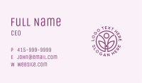 Zen Yoga Mindfulness Business Card Image Preview