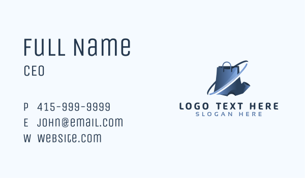 Shopping Bag Shirt Business Card Design Image Preview