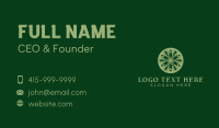 Natural Herbal Plant Business Card Preview