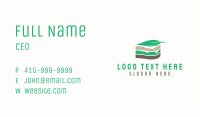 Leaf Cake Slice  Business Card Image Preview