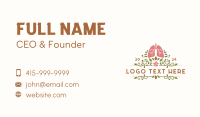 Organic Floral Lung Organ Business Card Image Preview