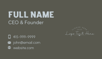 Luxury Handwriting Script Wordmark Business Card Image Preview