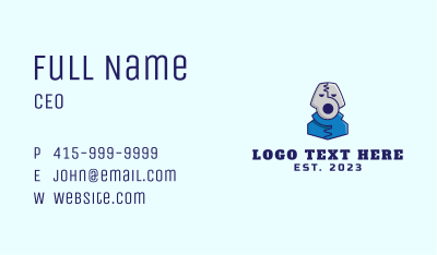 Pliers Tool Mascot Business Card Image Preview