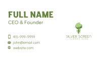 Organic Leaf Woman Business Card Image Preview