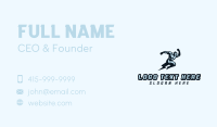 Thunder Runner Lightning Business Card Image Preview