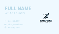 Thunder Runner Lightning Business Card Design