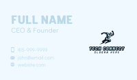 Thunder Runner Lightning Business Card Image Preview