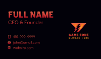 Lightning Voltage Generator Business Card Design