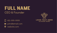 Deluxe Attorney Scale  Business Card Design