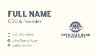 Wood Planer Workshop Business Card Image Preview