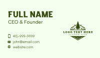 Lumberjack Wood Carpentry Business Card Design