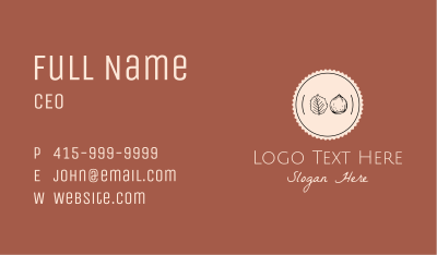 Autumn Badge Business Card Image Preview