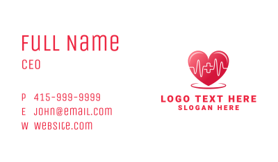 Medical Heart Hospital Business Card Image Preview