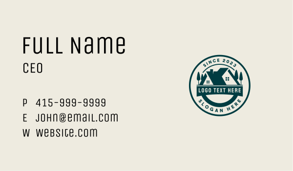 House Roofing Property Business Card Design Image Preview