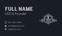 Industrial Metalworks Laser Business Card Design