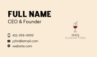 Letter S Grape Wine  Business Card Image Preview