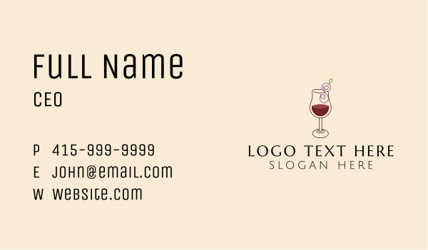 Letter S Grape Wine  Business Card Design Image Preview