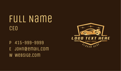 Luxury Car Dealership Business Card Image Preview