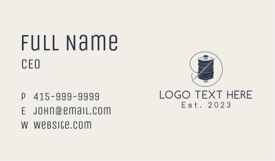 Tailoring Needle Thread Business Card Image Preview