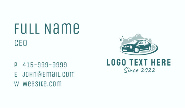 Car Wash Cleaning Garage  Business Card Design Image Preview