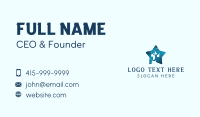 Blue Star Sorcerer Business Card Preview