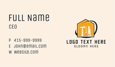 Housing Home Renovation  Business Card
