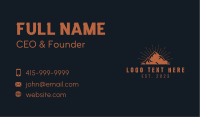 Hipster Mountain Peak Business Card Image Preview