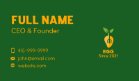 Mango Fork Restaurant  Business Card Image Preview