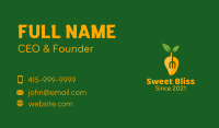 Mango Fork Restaurant  Business Card Image Preview