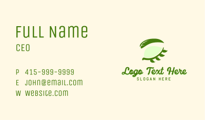 Organic Beauty Eye Business Card Image Preview