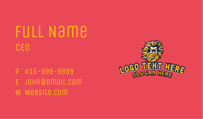 Zeus Head Mascot Business Card Image Preview