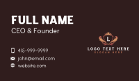 Premium Quality Crest Shield Business Card Image Preview