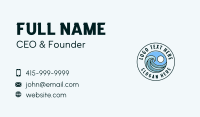 Wave Coast Surfing Business Card Image Preview