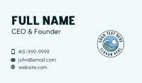 Wave Coast Surfing Business Card Design