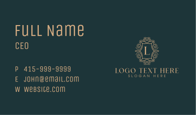 Luxury Brand Business Letter Business Card Image Preview