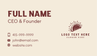 Brown Taco Restaurant Business Card Image Preview