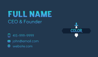 Adventure Game Wordmark Business Card Image Preview