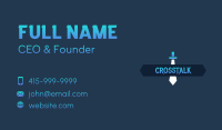Adventure Game Wordmark Business Card Image Preview