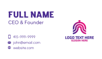 Timer Bell Alarm Business Card Design