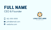 Holiday Event Star Business Card Preview