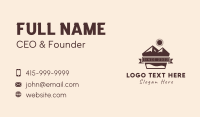 Mountain Trek Camp Business Card Image Preview