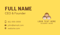 Smiling Children Group Business Card Image Preview