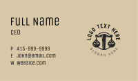 Legal Justice Eyes Business Card Image Preview