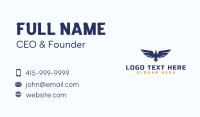 Eagle Wings Crown Business Card Image Preview
