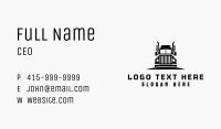 Trailer Truck Cargo Business Card Image Preview