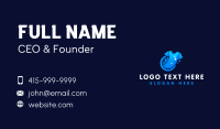 Washing Laundry Shirt Business Card Image Preview