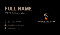 Fire Mushroom Restaurant Business Card Image Preview