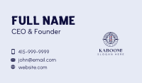 Haircut Barber Mustache Business Card Design