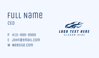 Vehicle Car Drive Business Card Image Preview
